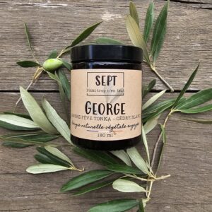 Bougie naturelle - [Ambre.Tonka.Cèdre] - george - 180ml
