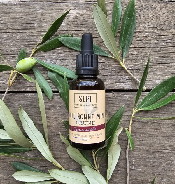 Huile visage - [ Prune française ] - Peau sèche - 30ml